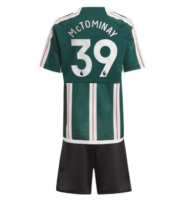 Manchester United Scott McTominay #39 Udebanesæt Børn 2023-24 Kort ærmer (+ korte bukser)